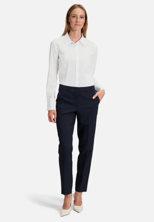 Betty Barclay Business Kleidung|Basics*Hemdbluse mit Kragen Weiß
