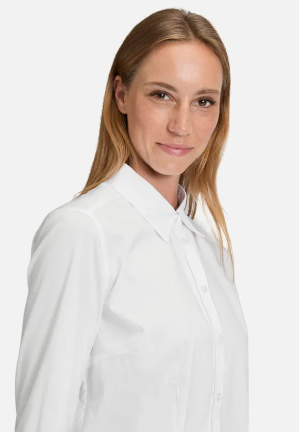 Betty Barclay Business Kleidung|Basics*Hemdbluse mit Kragen Weiß