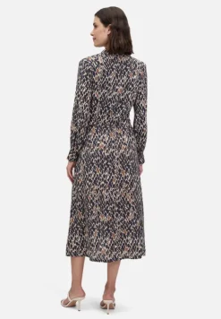 Betty Barclay Kleider*Hemdblusenkleid mit Bindegürtel Dark Blue/Brown