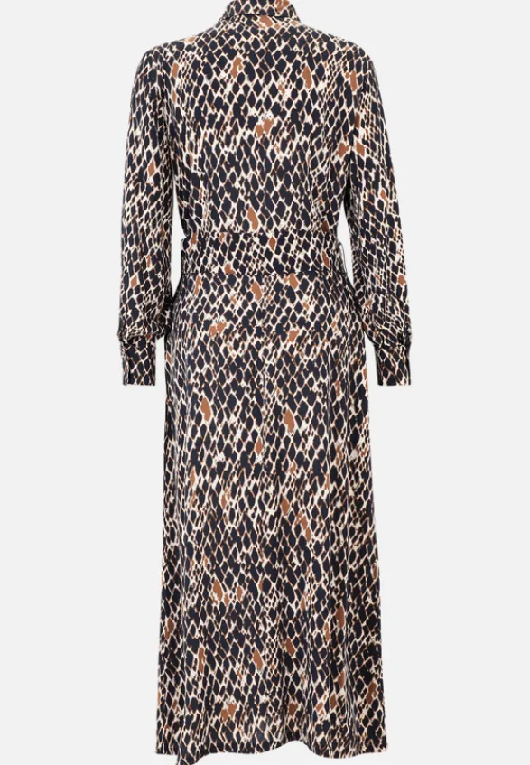 Betty Barclay Kleider*Hemdblusenkleid mit Bindegürtel Dark Blue/Brown