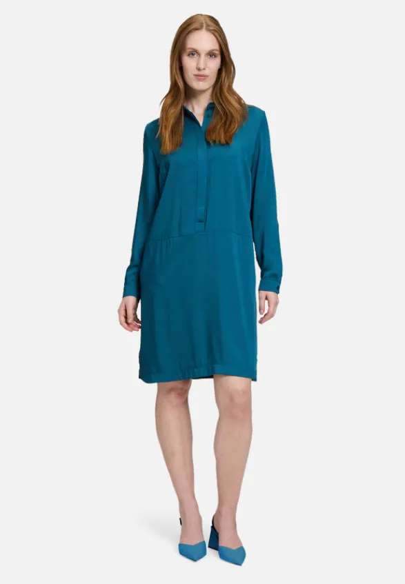Betty Barclay Business Kleidung|Kleider*Hemdblusenkleid mit Knopfleiste Magic Blue