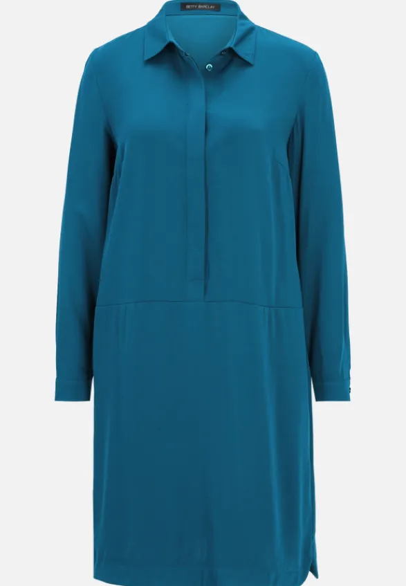 Betty Barclay Business Kleidung|Kleider*Hemdblusenkleid mit Knopfleiste Magic Blue