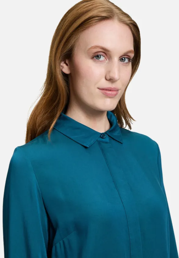 Betty Barclay Business Kleidung|Kleider*Hemdblusenkleid mit Knopfleiste Magic Blue