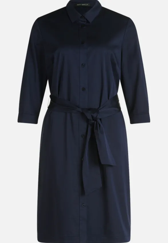 Betty Barclay Business Kleidung|Kleider*Hemdblusenkleid mit Knopfleiste dunkelblau