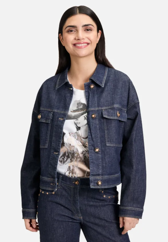 Betty Barclay Jacken*Jeansjacke langarm Dark Blue Denim