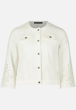 Betty Barclay Jacken*Jeansjacke mit 3/4 Arm Rohweiß