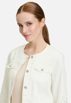 Betty Barclay Jacken*Jeansjacke mit 3/4 Arm Rohweiß