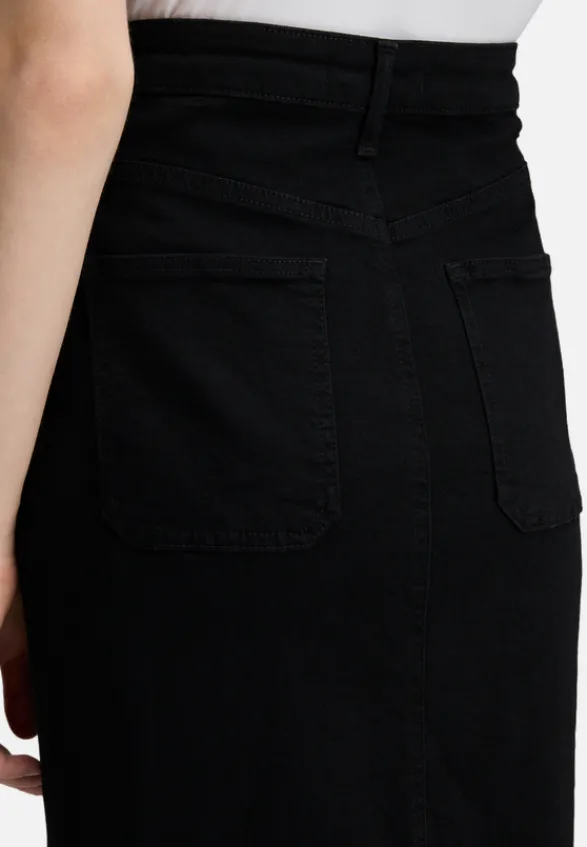 Betty Barclay Röcke*Jeansrock mit aufgesetzten Taschen Black Denim