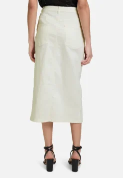 Betty Barclay Röcke*Jeansrock mit Waschung Rohweiß
