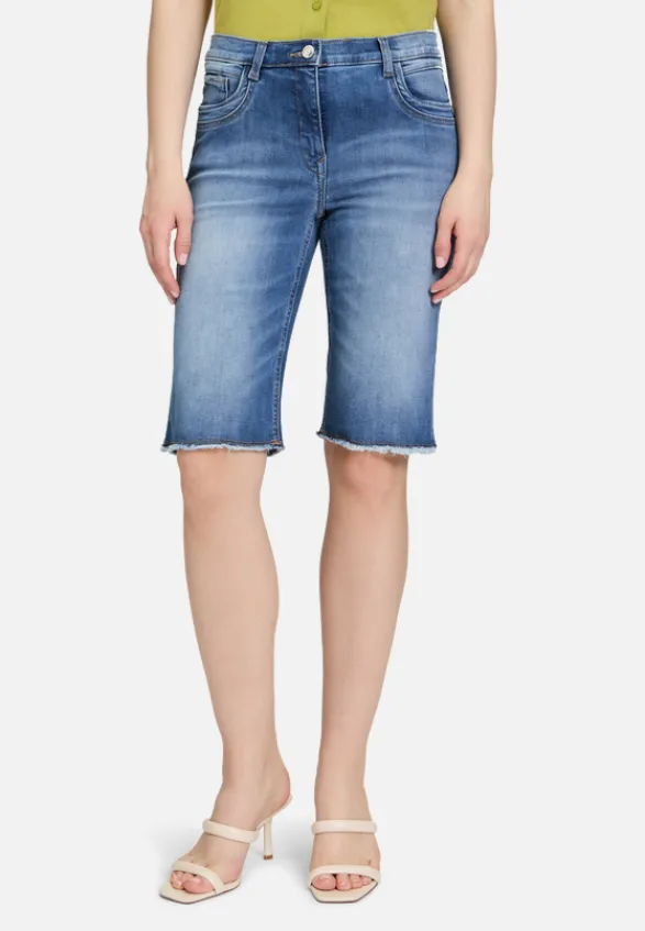 Betty Barclay Jeans*Jeans-Shorts mit aufgesetzten Taschen Light Blue Denim