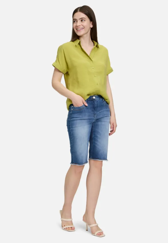 Betty Barclay Jeans*Jeans-Shorts mit aufgesetzten Taschen Light Blue Denim