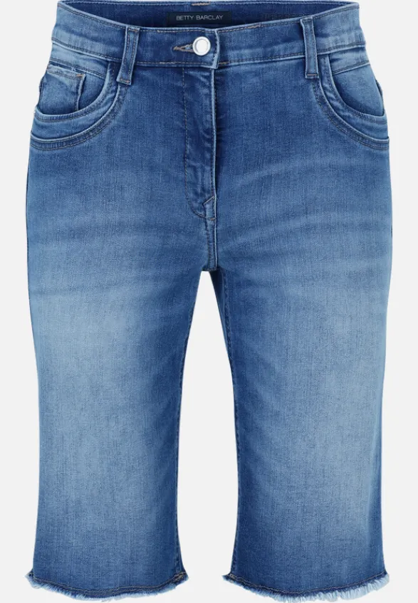 Betty Barclay Jeans*Jeans-Shorts mit aufgesetzten Taschen Light Blue Denim