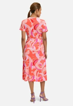 Betty Barclay Festliche Mode|Kleider*Jerseykleid mit überschnittenen Ärmeln Red/Rosè