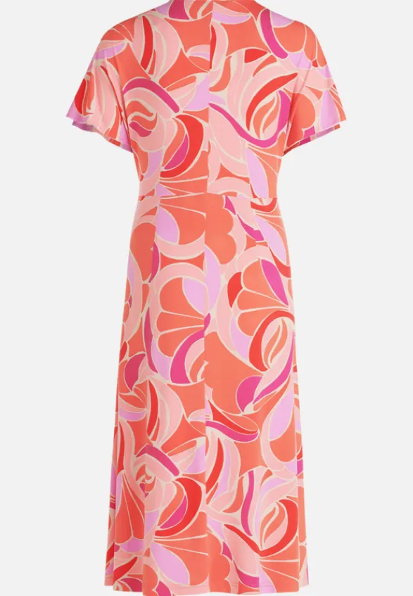 Betty Barclay Festliche Mode|Kleider*Jerseykleid mit überschnittenen Ärmeln Red/Rosè
