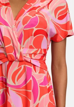 Betty Barclay Festliche Mode|Kleider*Jerseykleid mit überschnittenen Ärmeln Red/Rosè