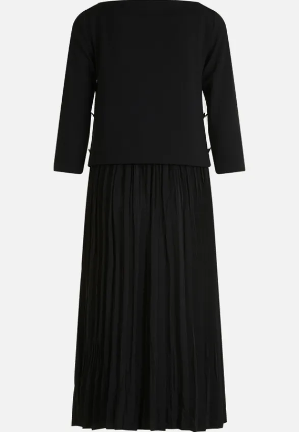 Betty Barclay Kleider*Jerseykleid mit Plissee Schwarz