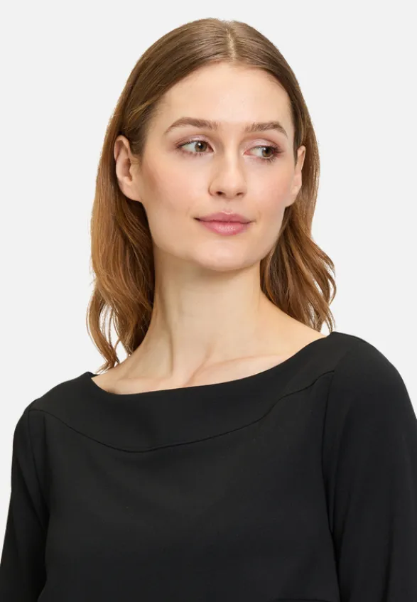 Betty Barclay Kleider*Jerseykleid mit Plissee Schwarz