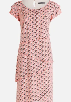 Betty Barclay Festliche Mode|Kleider*Jerseykleid mit Stufen Rose/Cream