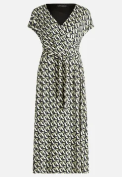 Betty Barclay Kleider*Jerseykleid mit V-Ausschnitt Dark Blue/Green