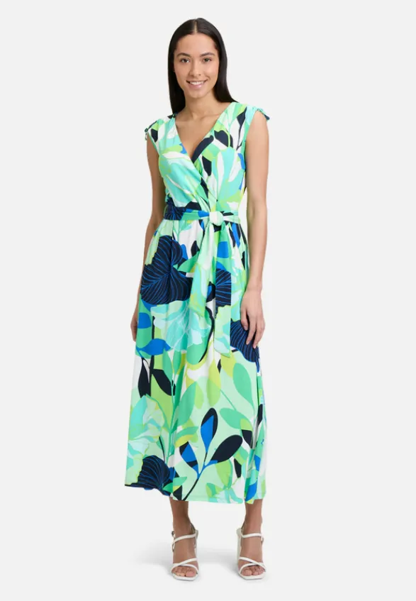 Betty Barclay Kleider*Jerseykleid ohne Arm Green/Blue