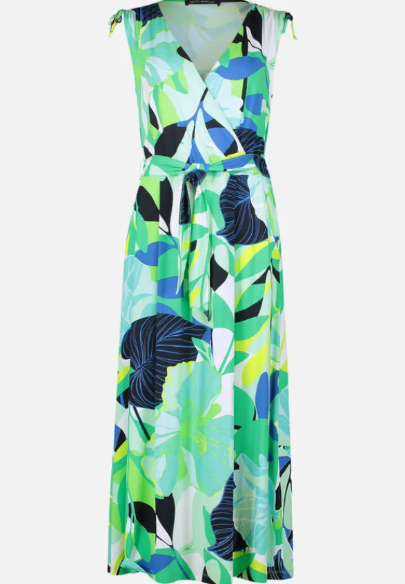 Betty Barclay Kleider*Jerseykleid ohne Arm Green/Blue
