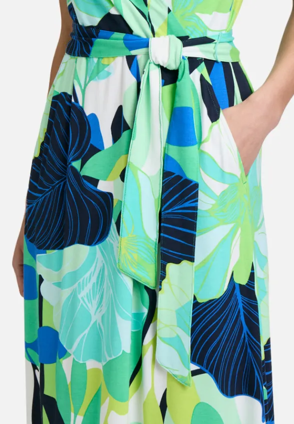 Betty Barclay Kleider*Jerseykleid ohne Arm Green/Blue