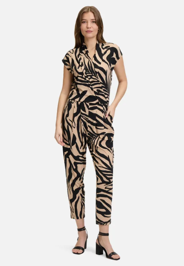Betty Barclay Jumpsuits*Jumpsuit mit Eingrifftaschen Schwarz/Beige