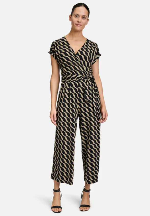 Betty Barclay Festliche Mode|Jumpsuits*Jumpsuit mit Eingrifftaschen Black/Khaki