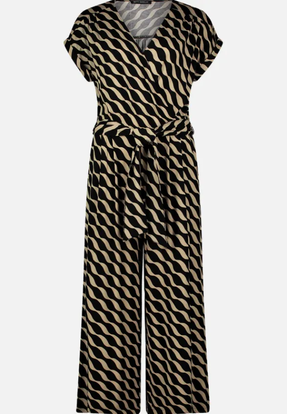 Betty Barclay Festliche Mode|Jumpsuits*Jumpsuit mit Eingrifftaschen Black/Khaki