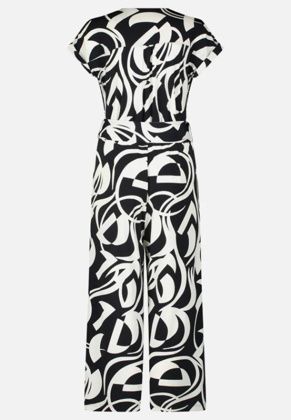 Betty Barclay Jumpsuits*Jumpsuit mit Eingrifftaschen Dunkelblau/Weiß