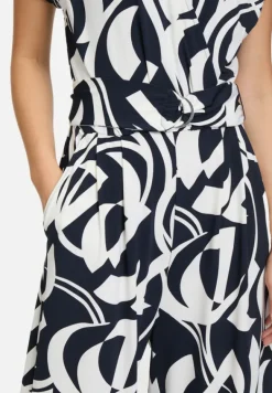 Betty Barclay Jumpsuits*Jumpsuit mit Eingrifftaschen Dunkelblau/Weiß