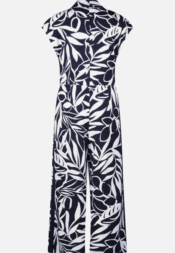 Betty Barclay Jumpsuits*Jumpsuit mit Eingrifftaschen Dunkelblau/Weiß