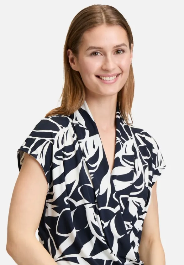 Betty Barclay Jumpsuits*Jumpsuit mit Eingrifftaschen Dunkelblau/Weiß