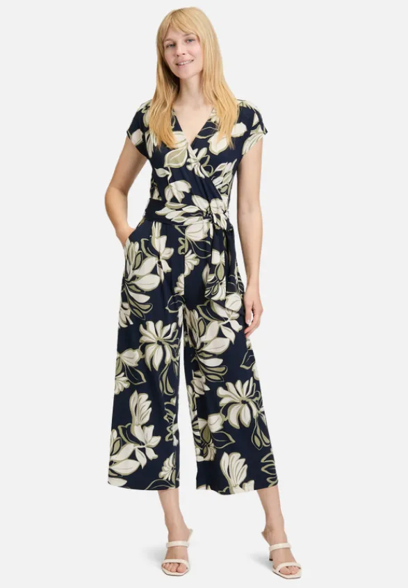 Betty Barclay Festliche Mode|Jumpsuits*Jumpsuit mit Eingrifftaschen Dark Blue/Green