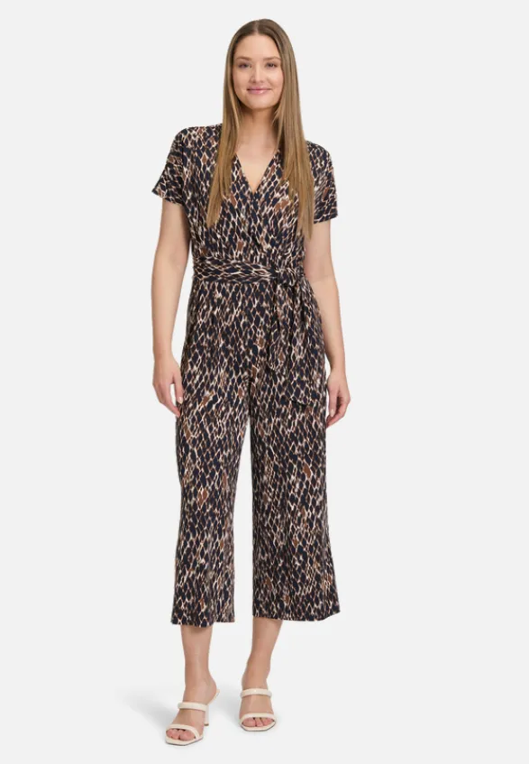 Betty Barclay Jumpsuits*Jumpsuit mit Eingrifftaschen Dark Blue/Brown