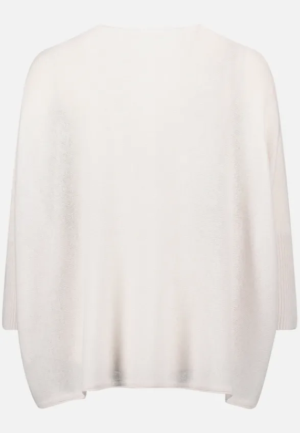 Betty Barclay Strick|Kaschmir*Kaschmir-Pullover mit überschnittenen Ärmeln beige