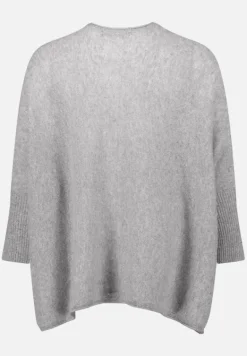 Betty Barclay Strick|Kaschmir*Kaschmir-Pullover mit überschnittenen Ärmeln Light Silver Melange
