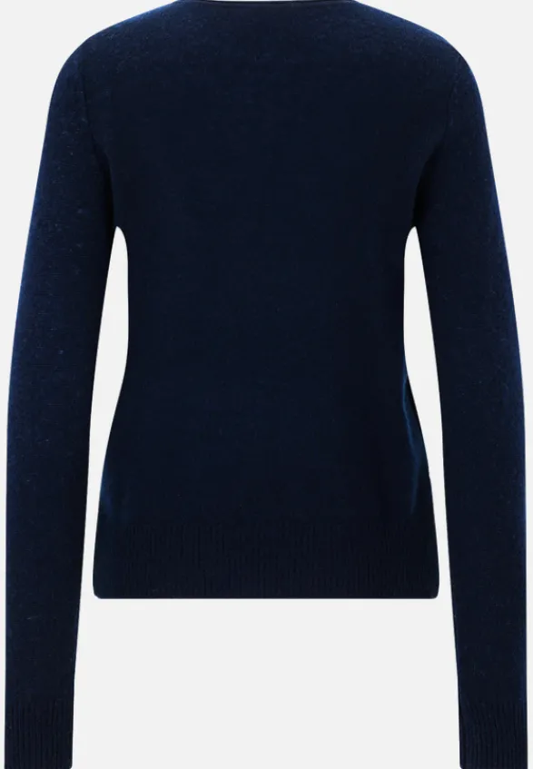 Betty Barclay Strick|Kaschmir*Kaschmir-Pullover mit Rundhalsausschnitt dunkelblau