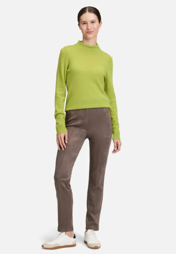 Betty Barclay Strick|Kaschmir*Kaschmir-Pullover mit Stehkragen Fresh Moss