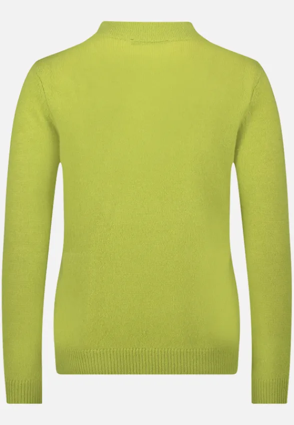 Betty Barclay Strick|Kaschmir*Kaschmir-Pullover mit Stehkragen Fresh Moss