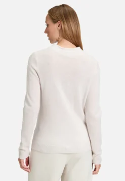 Betty Barclay Strick|Kaschmir*Kaschmir-Pullover mit Stehkragen beige