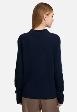 Betty Barclay Basics|Strick*Kaschmir-Pullover mit Stehkragen dunkelblau