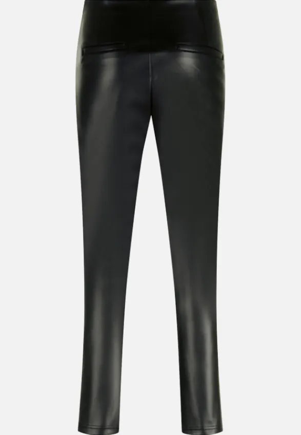 Betty Barclay Festliche Mode|Hosen*Kunstleder-Leggings Slim Fit Schwarz