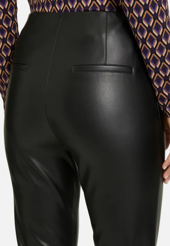 Betty Barclay Festliche Mode|Hosen*Kunstleder-Leggings Slim Fit Schwarz