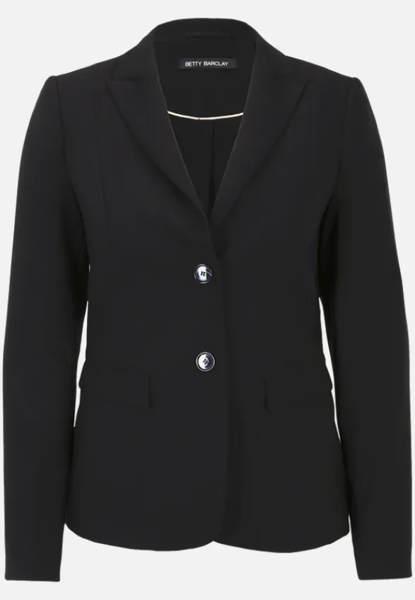 Betty Barclay Business Kleidung|Basics*Kurzblazer langarm Schwarz