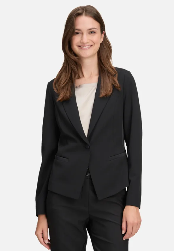 Betty Barclay Blazer|Business Kleidung*Kurzblazer langarm Schwarz