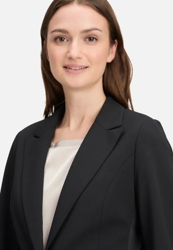 Betty Barclay Blazer|Business Kleidung*Kurzblazer langarm Schwarz
