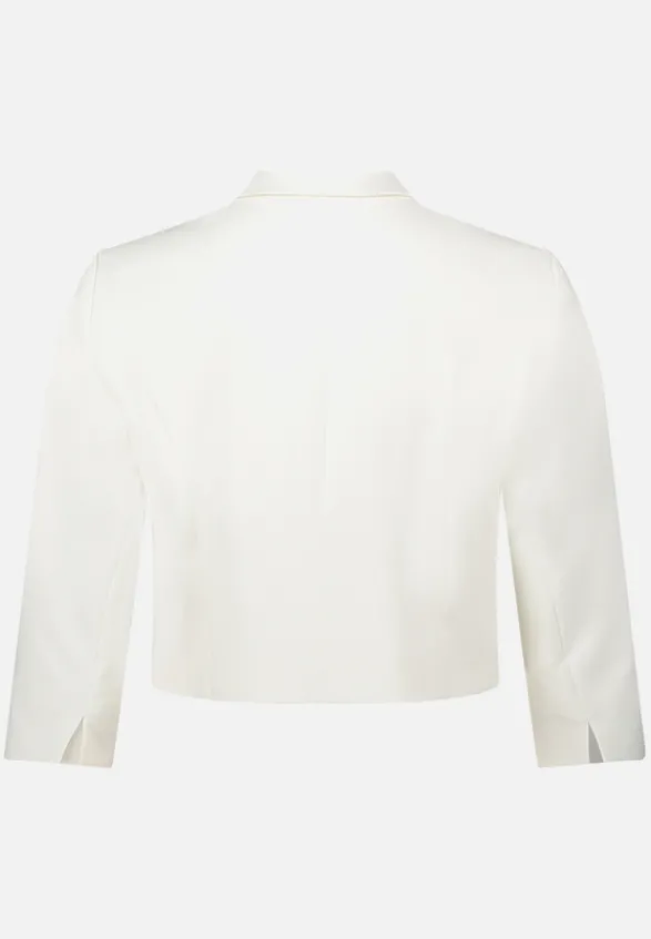 Betty Barclay Festliche Mode|Blazer*Kurzblazer mit 3/4 Arm Rohweiß
