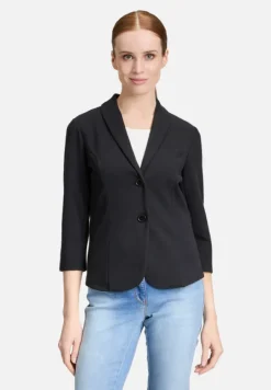 Betty Barclay Business Kleidung|Basics*Kurzblazer mit Knöpfen Schwarz
