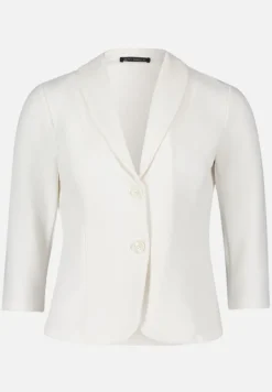 Betty Barclay Business Kleidung|Basics*Kurzblazer mit Knöpfen Rohweiß